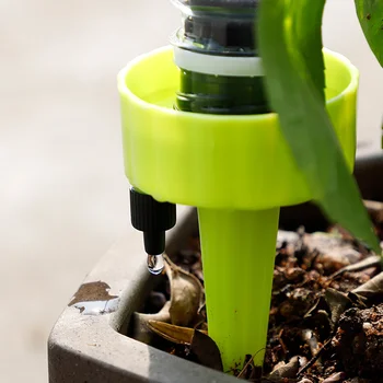 

2pcs Potted Automatic Watering Device with Switch Control Valve Plant Watering Drip Irrigation System Garden Irrigation Tool
