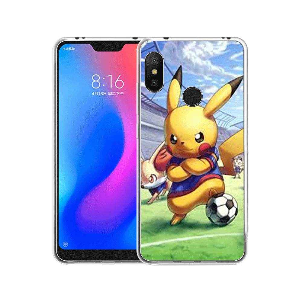 Чехол для телефона для Xiaomi mi CC9 CC9E 9T mi x 2 S, 6, 8, 9, SE A1 A2 5X 6X макс 3 A3 Pro Lite Чехол классный Покемон Пикачу узор