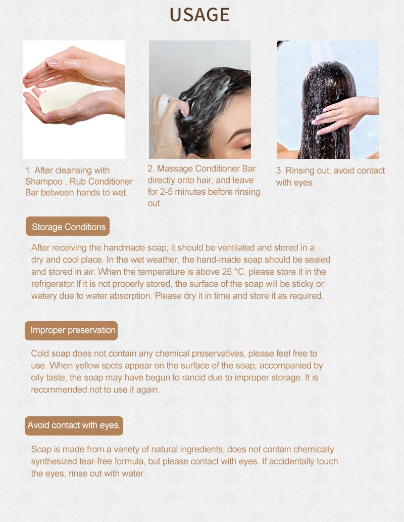 Блестящие волосы кокосовый кондиционер и Nourshing маска для волос веганский шампунь мыло бар нежный уход за волосами и кожей головы
