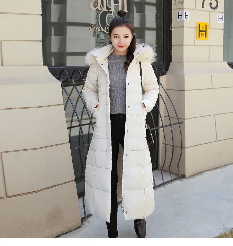New Style Winter Coat Women's Thick Cotton-padded Jacket off Season Cotton Coat Winter Cotton-padded Clothes Long over-the