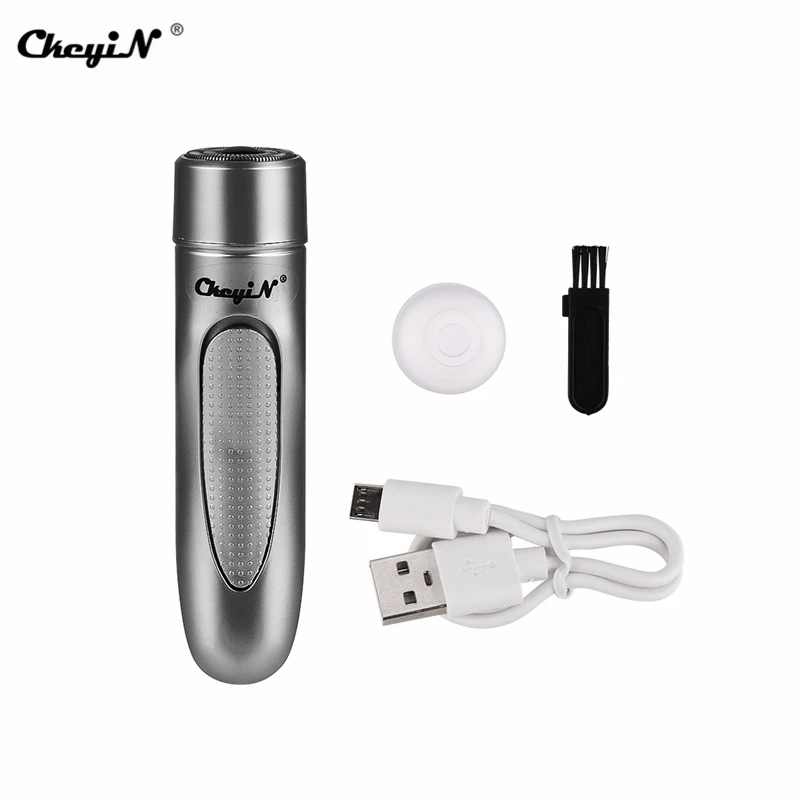 Mini Portable Rechargeable Shaver Fast Shaving Razor Strong Beard Cutter for Men Face Care Mustache Trimer with Ultra-thin Blade