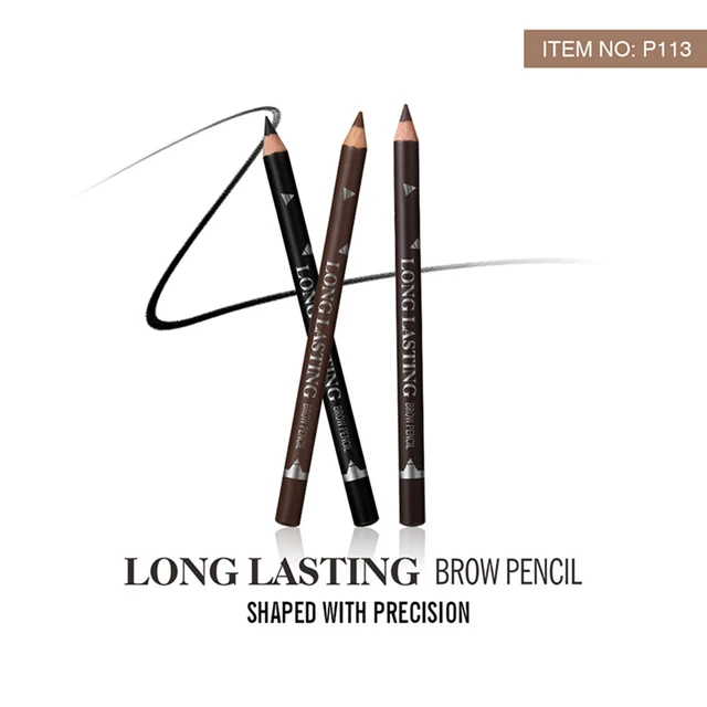 2021 New Hot Sale 12pcs Waterproof Eye Brow Pencil Black Brown Eyebrow Pen Long Lasting Makeup Drop Shipping 4