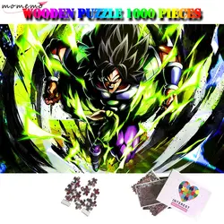 MOMEMO Broly головоломки 1000 шт. деревянные пазлы для взрослых мультфильм Dragon Ball Аниме Фигурка головоломка игрушки для детей