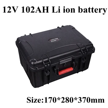 

Rechargeable Lithium Li Ion 12V 100Ah Battery Pack for Solar and Wind Energy Storage System Home Inverter Ower Backup +charger