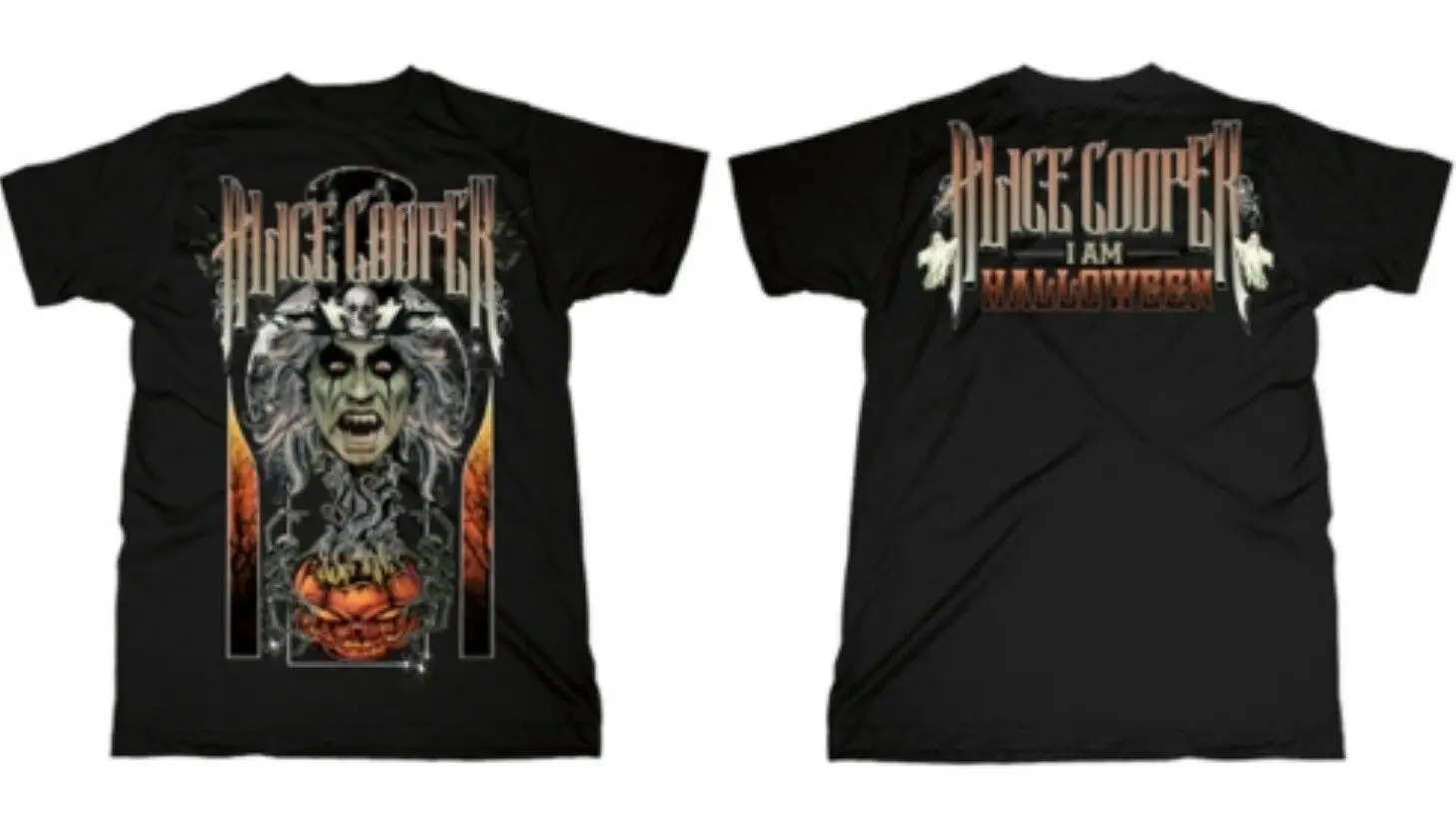 Алиса Купер я Хэллоуин унисекс футболка мужская официальная группа Merch Backprint Pride Of The Creature хлопковые футболки для мужчин