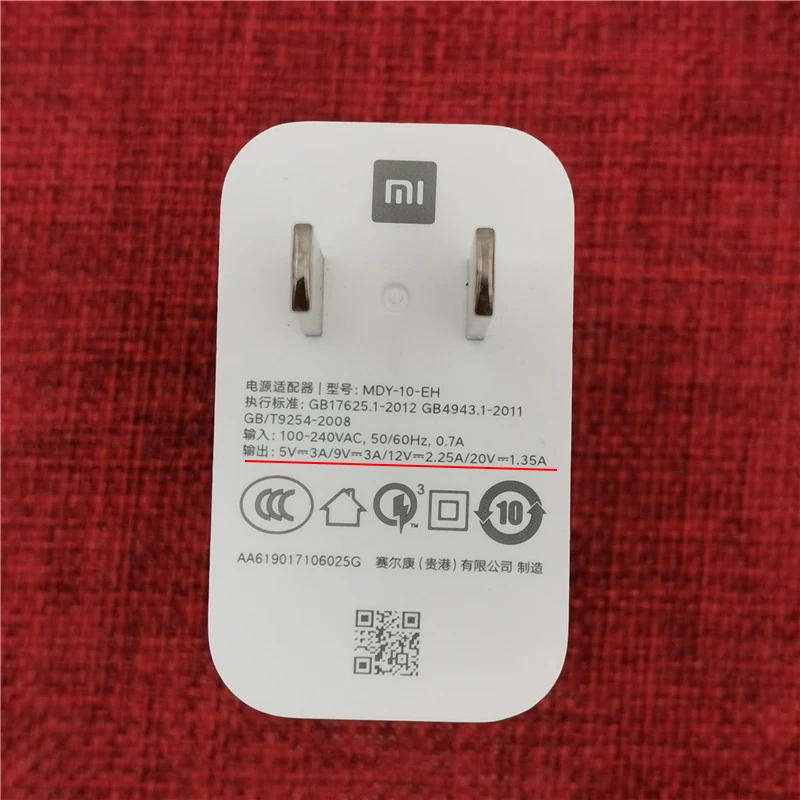 Xiao mi 9 mi 9 9T CC9E 27W быстрое зарядное устройство QC4.0 Быстрая Зарядка адаптер type C кабель для Red mi Note 8 pro mi 8 SE 6 A2 A1 5