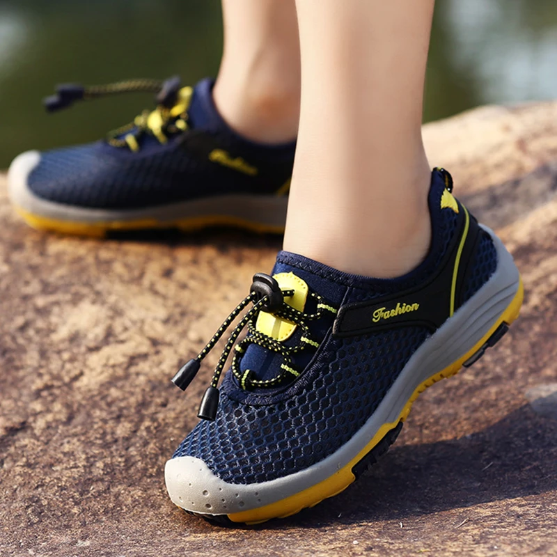 Zapatillas de deporte al aire libre para niños, zapatos acuáticos para senderismo, Trekking, zapatos acuáticos transpirables| Zapatillas de correr| - AliExpress