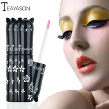 Цветная жидкая подводка для глаз, матовая Стойкая подводка для глаз, макияж, подводка для глаз, карандаш, пигмент, Корейская Косметика для макияжа