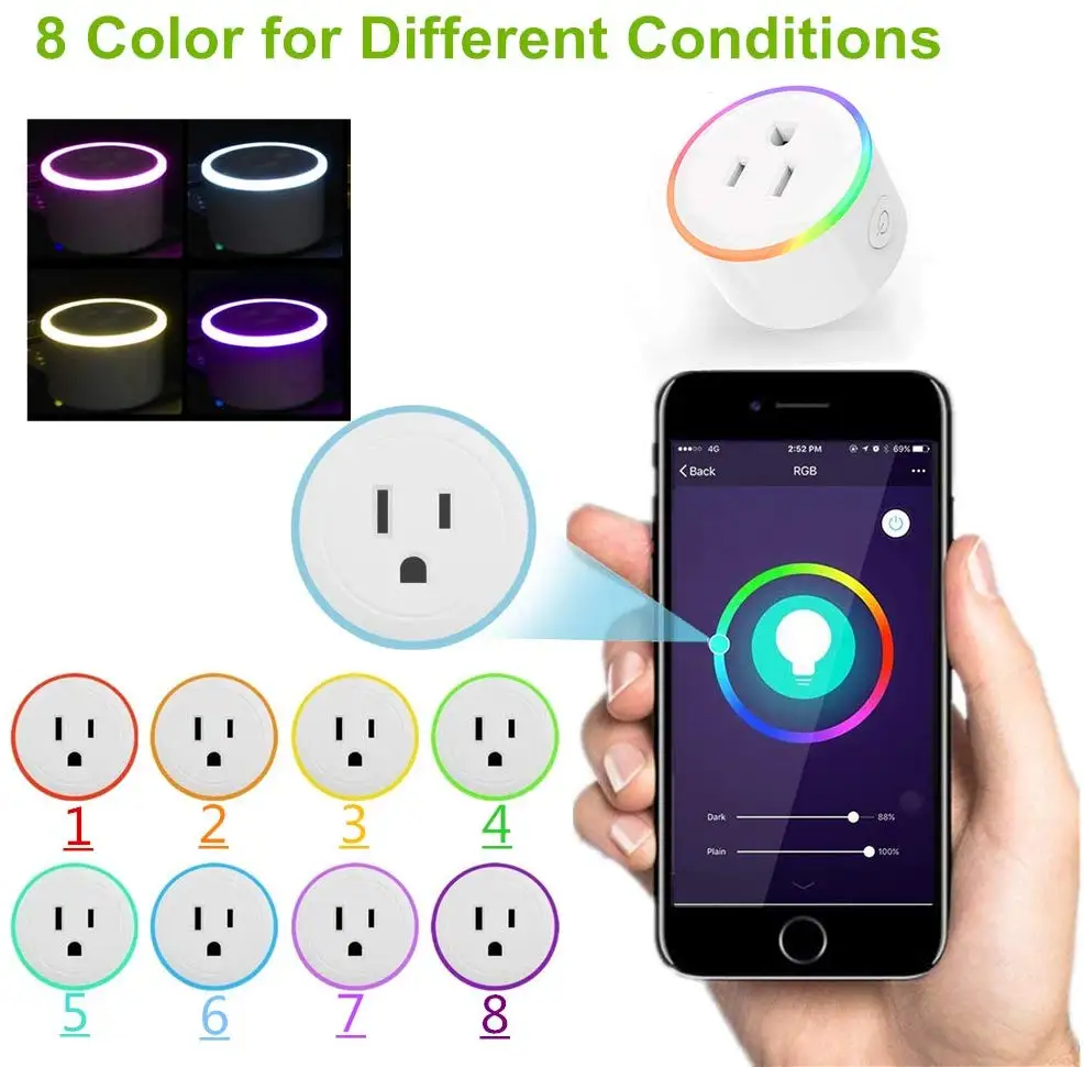 SUPLO Smart Plug Wifi Smart Socket Tuya Smart Life App EU France US AU UK Poland Korea Plug Alexa Google Home Mini IFTTT