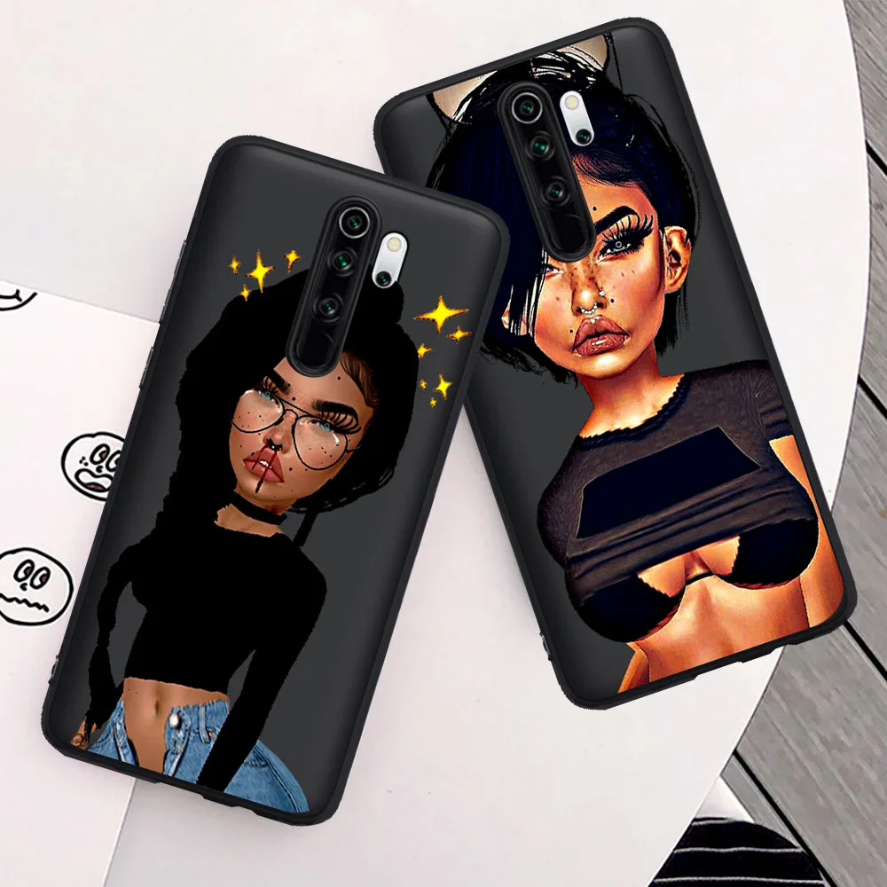 Сексуальные афро для девочек черные женские художественный Чехол мобильного