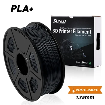 

SUNLU PLA plus filament 1.75m/1kg 3d free ship new printing material Upgrade edition of PLA filament support bulk order