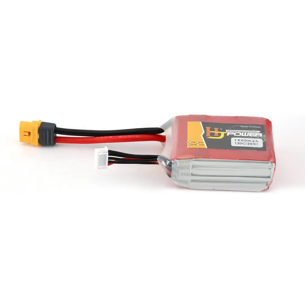 HJ 14.8V1500MAH 45C/85C/120C 4S Lipo батарея XT60 вилка перезаряжаемая для RC гоночный Дрон вертолет модель автомобиля лодки