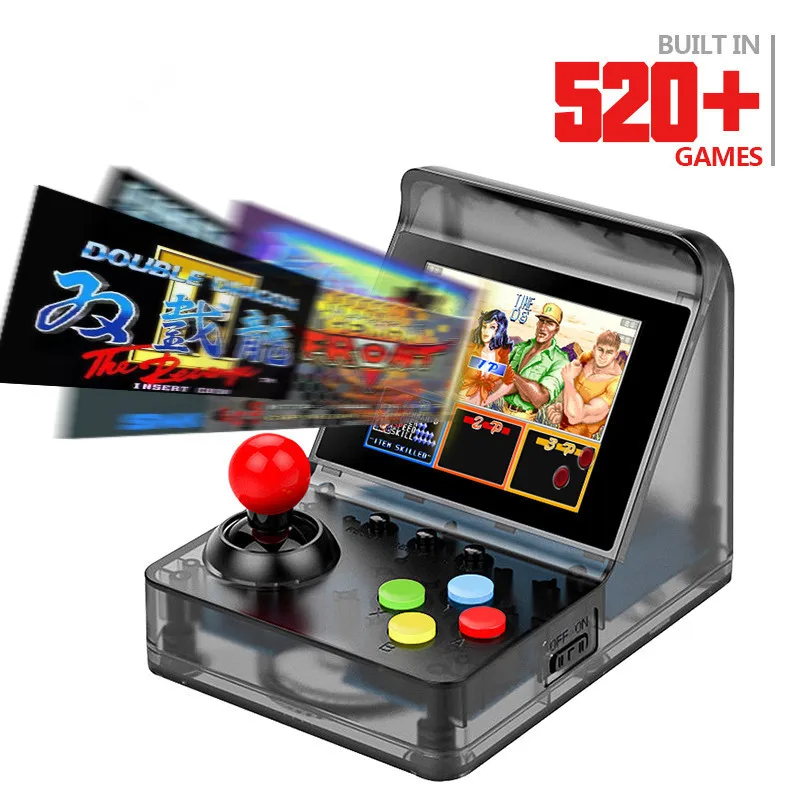 

32 Bit Retro ARCADE Mini Video Game Console 3.0 Inch Built In 520 Games Handheld Game Console Family Kid Chidren Gift Toys