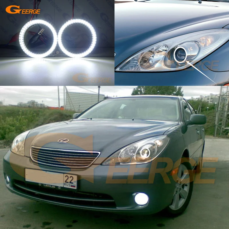 Для LEXUS ES330 2005 2006 MCV30 отличный ультра яркий SMD светодиодный комплект колец
