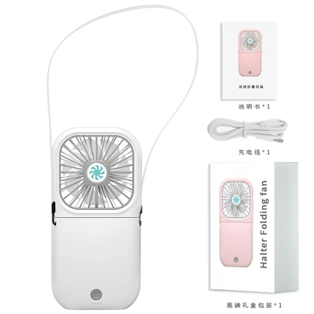 

Portable Mini Fan Handheld Fan Home Office Desk Speed Adjustable USB Rechargeable Fan Air Cooler Outdoor Travel