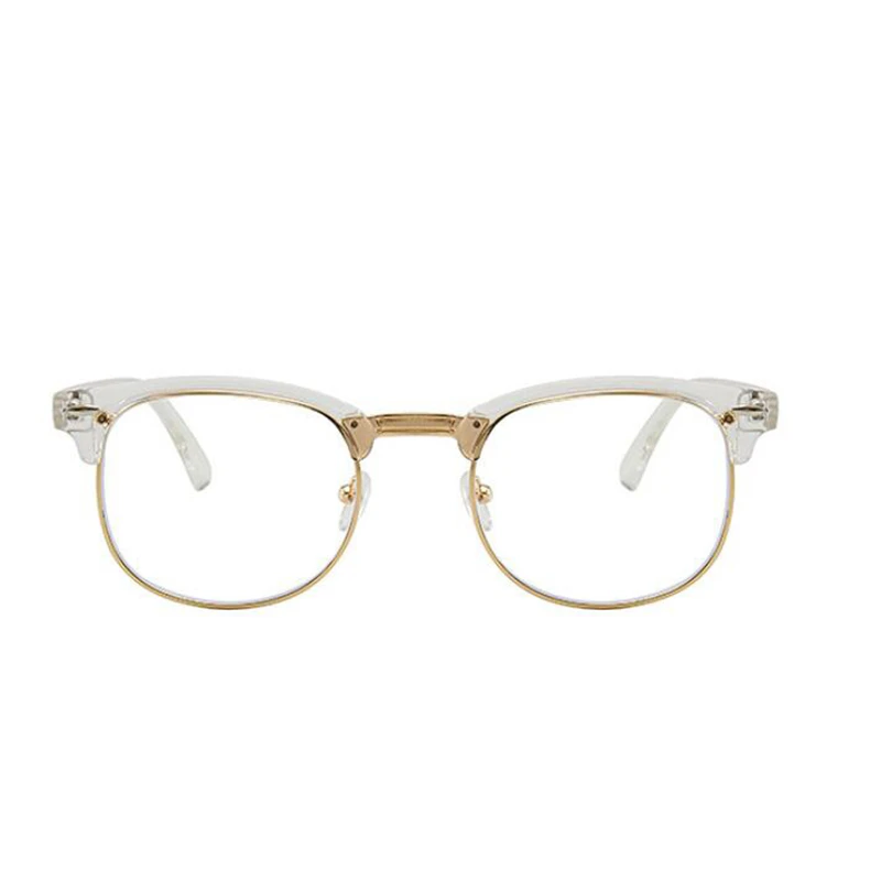 Anti-blue Light Half Frame Farsighted Glasses Male Female Elderly Reader Eyeglasses Magnifier +0.5 +1.0 +1.5 To +4.0 2
