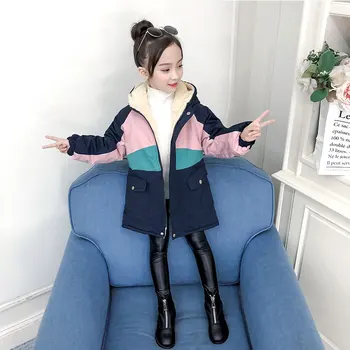 

Beautiful little girl quilted jacket, the new 2020