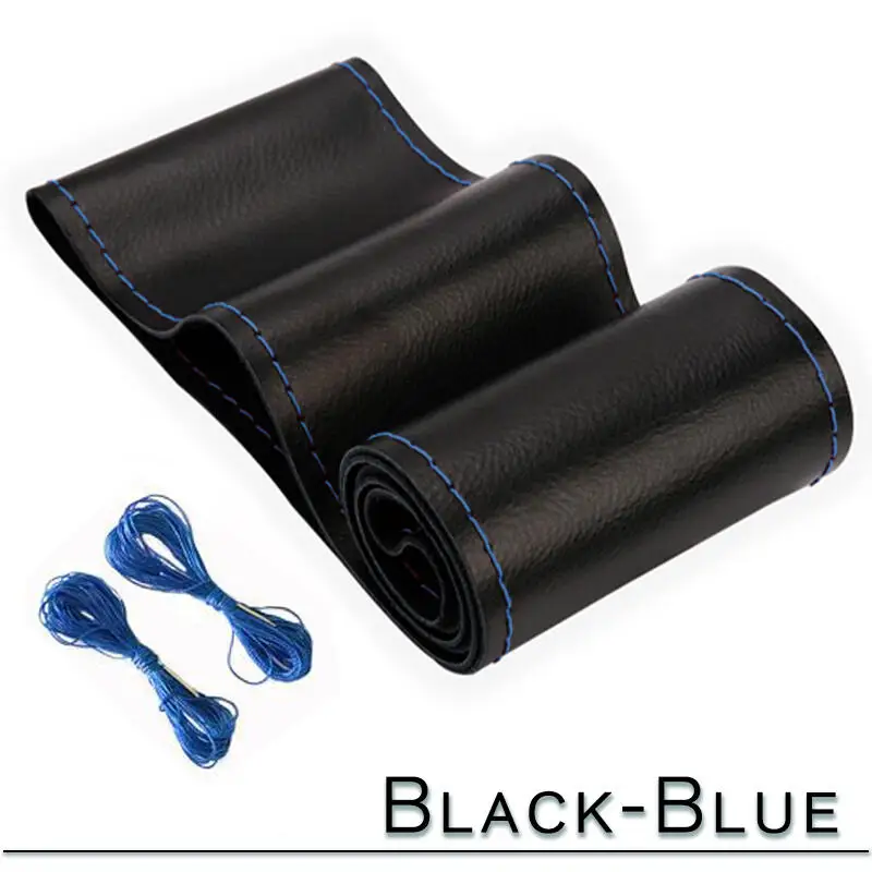 15 Non-Slip Car Steering Wheel Cover - Soft Artificial Leather with Sewing Kit