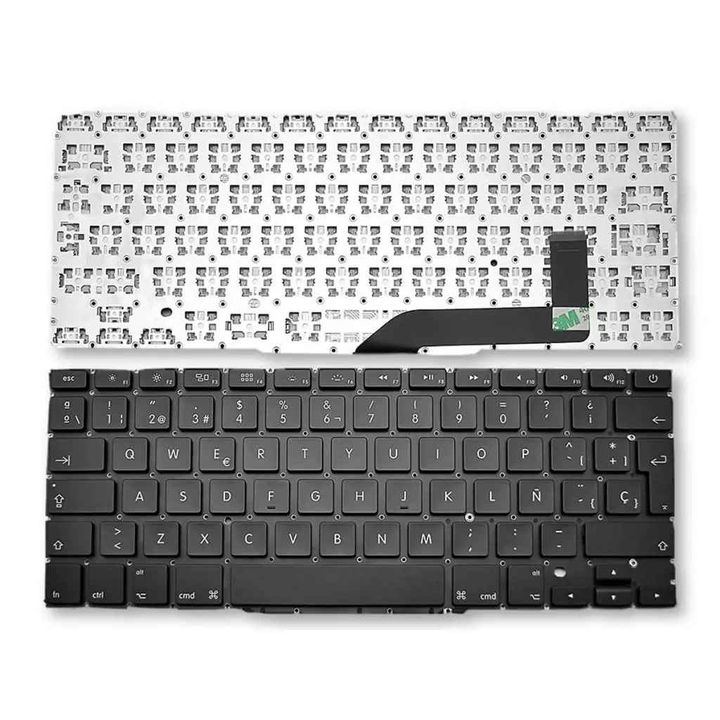 Испанская раскладка для замены клавиатуры для Apple MacBook Pro 1" a1398 mc975 mc991 клавиатура Ремонт Часть