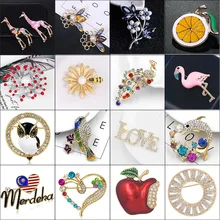 Joyería de lujo amor lindo abeja insecto broche de diamantes de imitación de cristal falda cárdigan solapa Pin regalos para mujeres Vintage medalla Accesorios