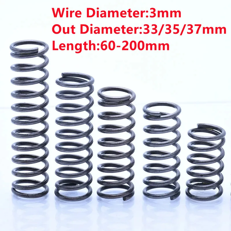 Spring Steel Long Compression Springs Maximum Compression Spring 2pcs Spring Aliexpress