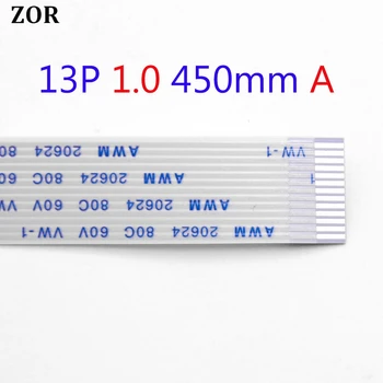 

1pcs/lot 13pin New FFC FPC flat flexible cable 1.0mm pitch 13 pin A Forward Length 450mm Width 14mm 13p Ribbon Flex Cable