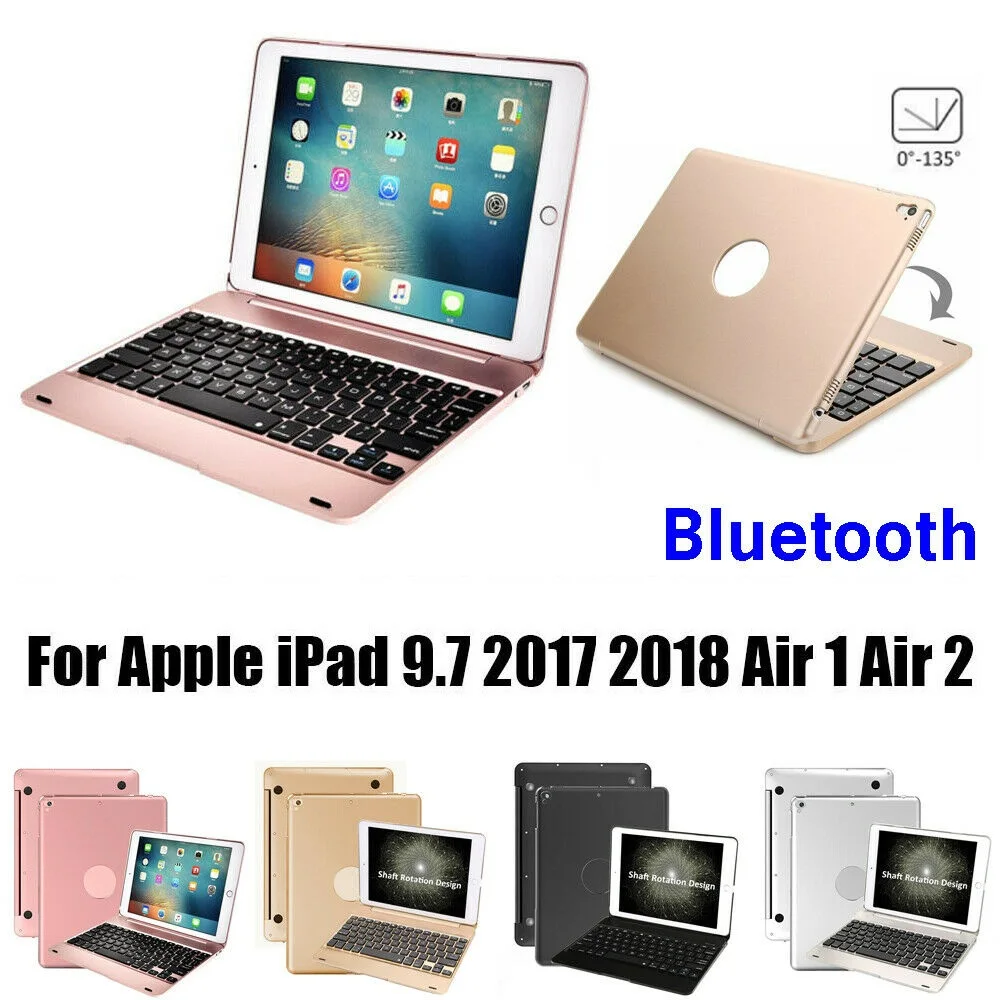 Беспроводная Bluetooth клавиатура чехол для iPad Air 1/2 9,7 "2018 6th Gen