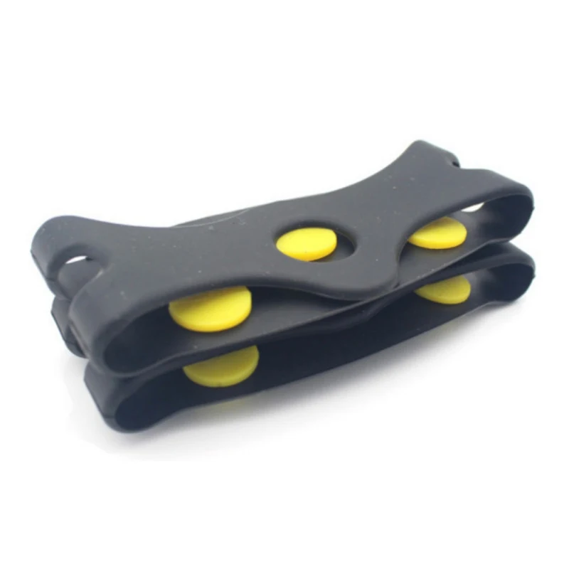

1 Pair Snow Climbing Mountaineering Anti Slip Spike Grips Crampon Walking Ice Cleats 5-Stud Boots Shoes Cover