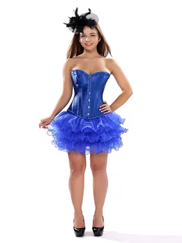 

Court body-shaping garment satin simple shoulder-less belt tie top