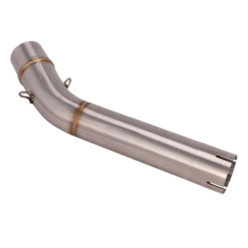 Slip On Motorcycle Mid Connect Tube Middle Link Pipe Stainless Steel Exhaust System For BMW F750 850GS 2018-2020