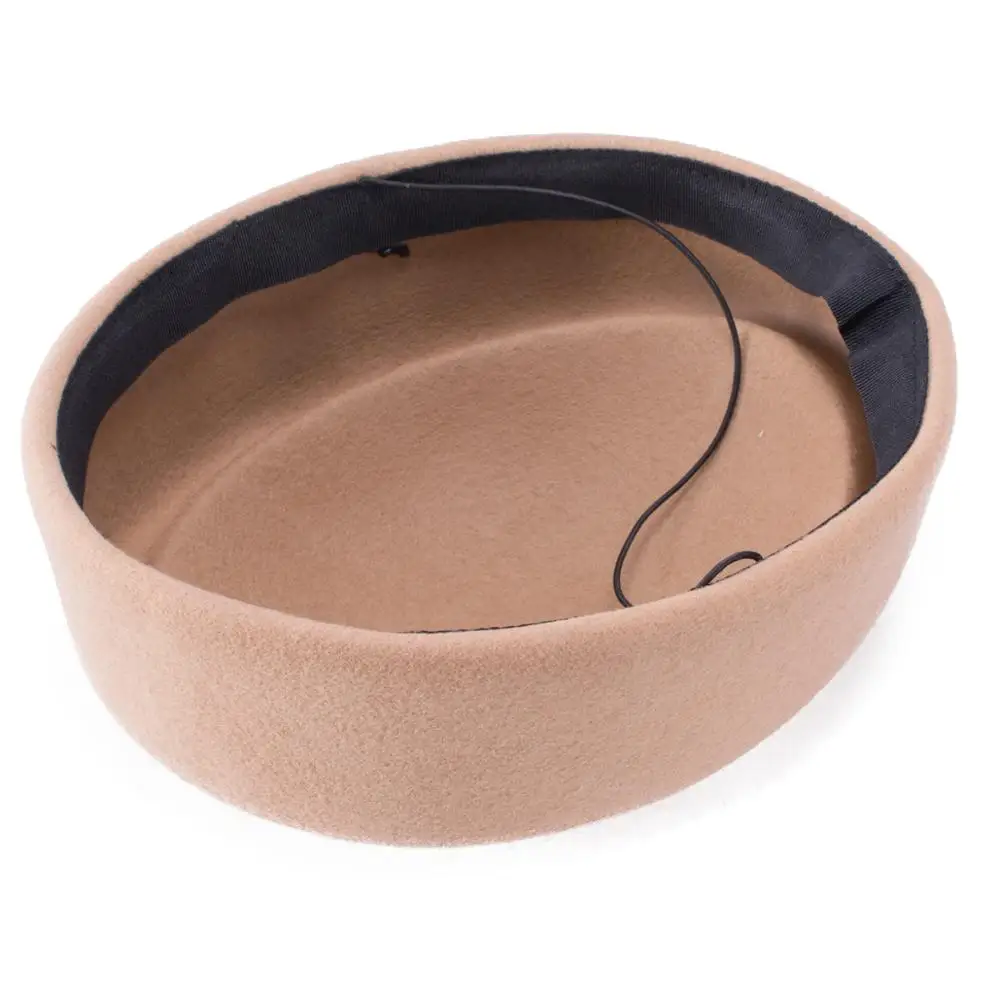 Женская шляпка Таблетка из фетра|millinery hat|pillbox hathats for |