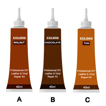 

Leather and Vinyl Repair Kit - Furniture, Couch, Car Seats, Sofa, Jacket Maintenance Shoes Leather Refinish Repair Cream#YL10