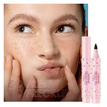 Lifelike Freckle Pen Makeup Freckle Fake Freckles Waterproof Foundation Long Lasting Freckles Makeup Soft Dot