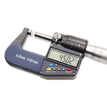 

Electronic Micrometer Digital Display 0.001mm 0-25mm Thickness Gauge Multi-function ALI88