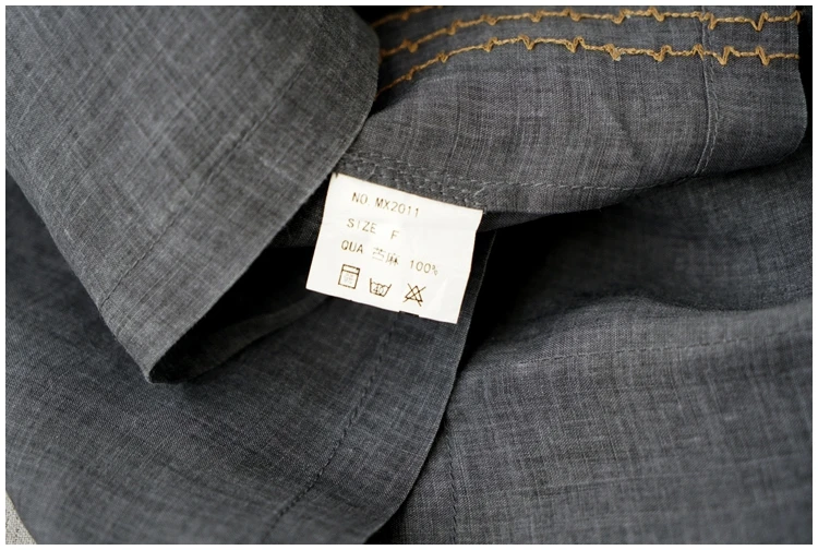 Camisas para Mulheres Roupas de Moda Shuchan Ramie Solto Mulher Estilo Chinês Três Quartos Manga Bolsos O-pescoço Camisas Casuais 2021 13 de moda mulher 2021 estilo chinês três