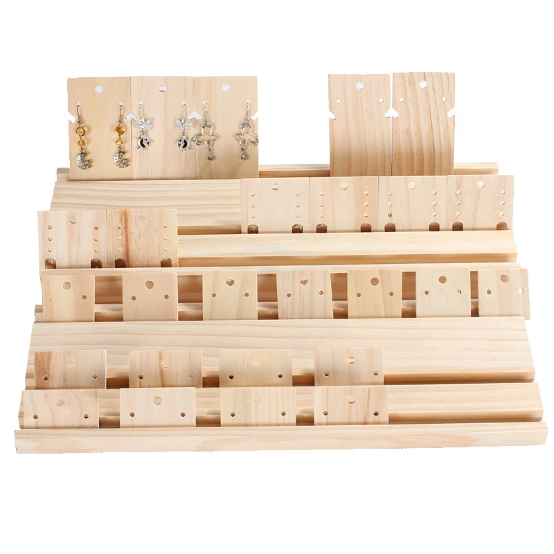 

Fashion Wood Jewelry Display Necklace Charms Display Tray Pendant Earrings Card Pendant Display Tag Card