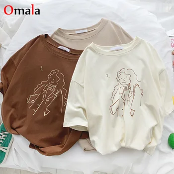 

Fashion oversized T-shirts for Women Harajuku Summer Short Sleeve tshirt Simple letter printed T Shirt Women's kawaii White Tops