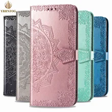 Tłoczenie skórzany portfel etui do Samsung Galaxy Note 8 9 10 Lite uwaga 20 Ultra M10 M20 M30S M40 M21 M31S gniazda kart odwróć pokrywa
