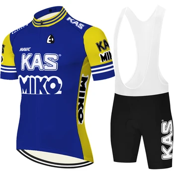 Ropa Deportiva Retro para hombre, maillot y pantalón corto con almohadilla de gel 20D para ciclismo de montaña