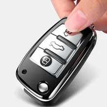 2003-2015 Car key case for audi a1 a3 a4 a5 a6 a7 a8 quattro q3 q5 q7 r8 allroad c5 c6 tt s3 s5 s6 s4 rs5 rs6 Accessories cover