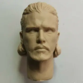 

Unpainted 1/6 scale Jon Snow Head Sculpt Soldier Accessories Head Toy fit 12'' male body Best Sell