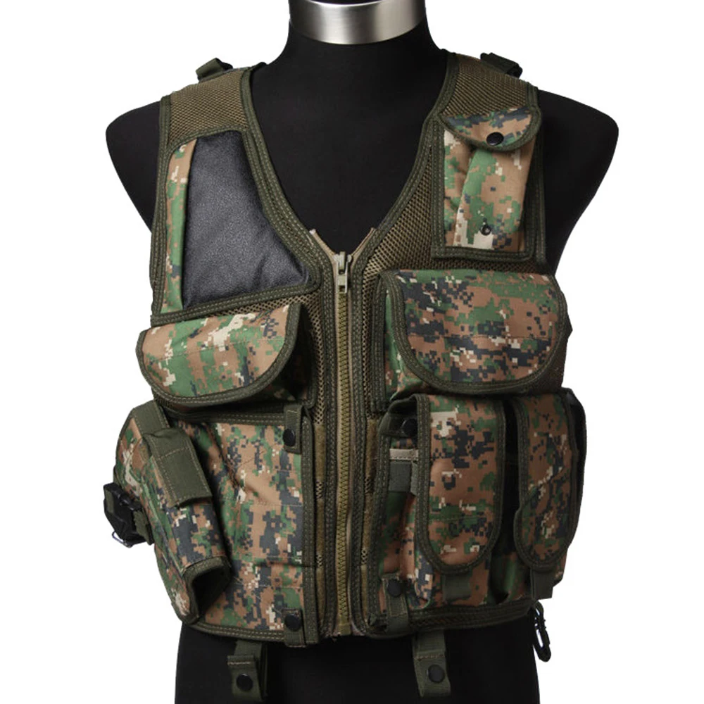 Охотничий Регулируемый Жилет Molle Armor Тактический тренировочный жилет военный Пейнтбольный стрельба одежда армейский Открытый спортивный инвентарь