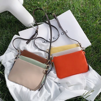 

Fashion Women Hit Color Leather Shoulder Bag 3 in 1 Classic Texture Shoulder Bag PU Female Daily Messenger Money Pouch