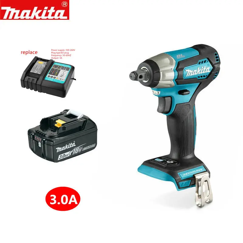DTW181 D Makita DTW181 DTW181Z DTW181RTJ 18 бесщеточным двигателем 1/" Ударный гайковерт 220~ 240V - Цвет: DTW181 D