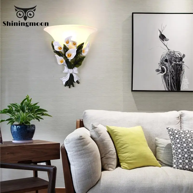 

Modern Vase-Glass Wall Lamps Nordic Outdoor Wall Sconce Lighting Living Room Bedroom Wall Lamp Bathroom Decorate Vanity Light