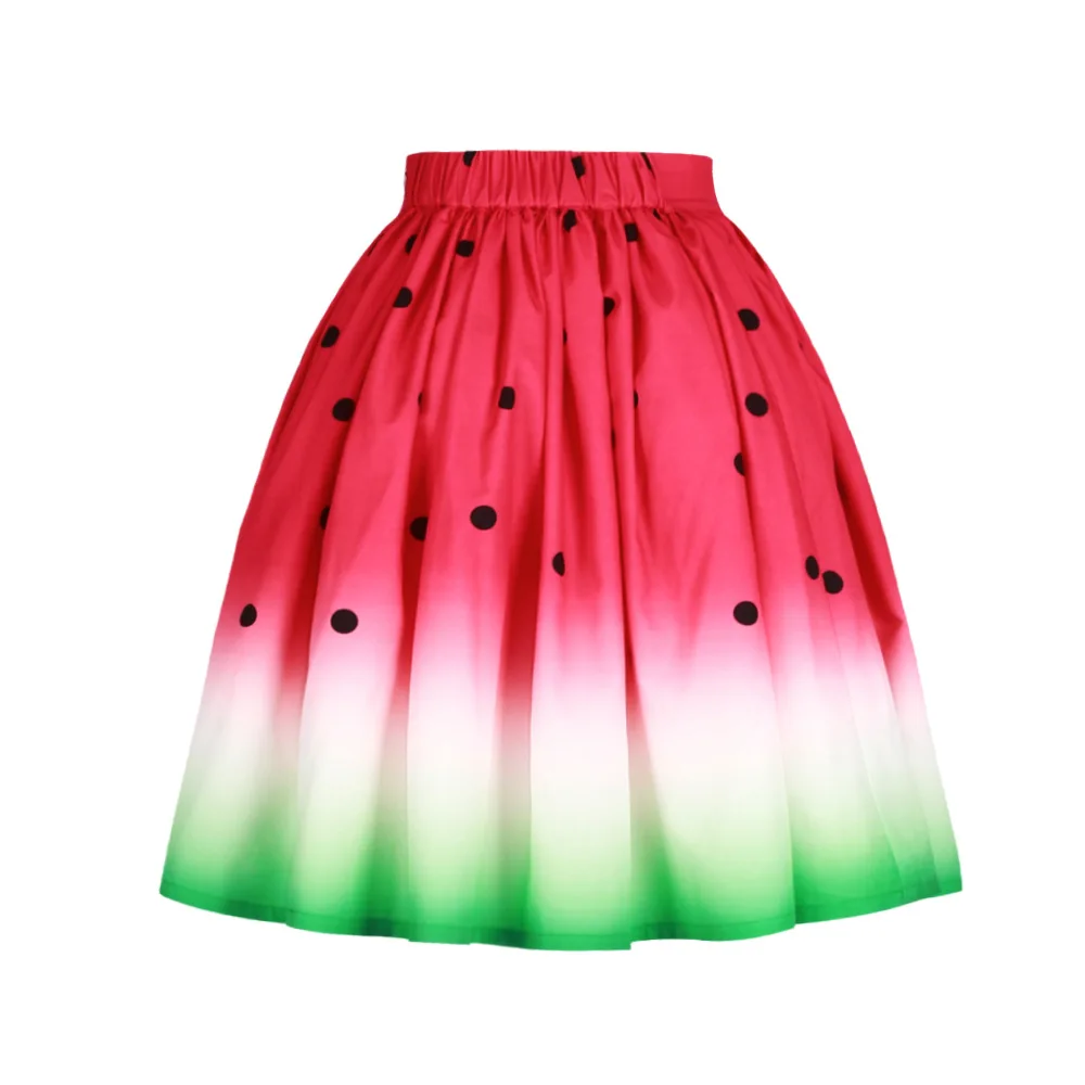 2019 хлопок Для женщин 50-х 60-х Ретро Винтаж рокабилли юбка с драпировкой по типу «качели» Повседневное пачка Высокая Талия взлетно-посадочной