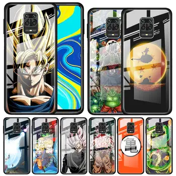 Перейти на Алиэкспресс и купить Чехол для телефона из закаленного стекла Dragon Ball Z для Xiaomi Redmi K20 K30 Pro 5G 7 8A Note 7 8 8T 9 Pro 9S Funda Capa