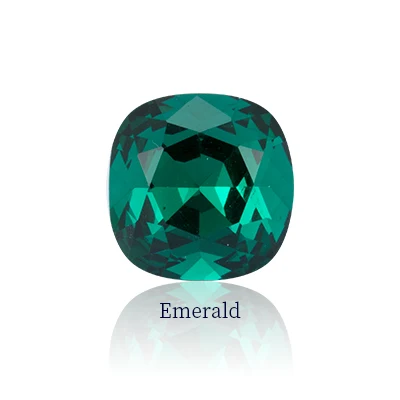 K9 Glass Square Rhinestones New Design Pointback Blue Crafts Crystals Clothing Jewelry Accessories Loose Glue On Nails Stone Emerald