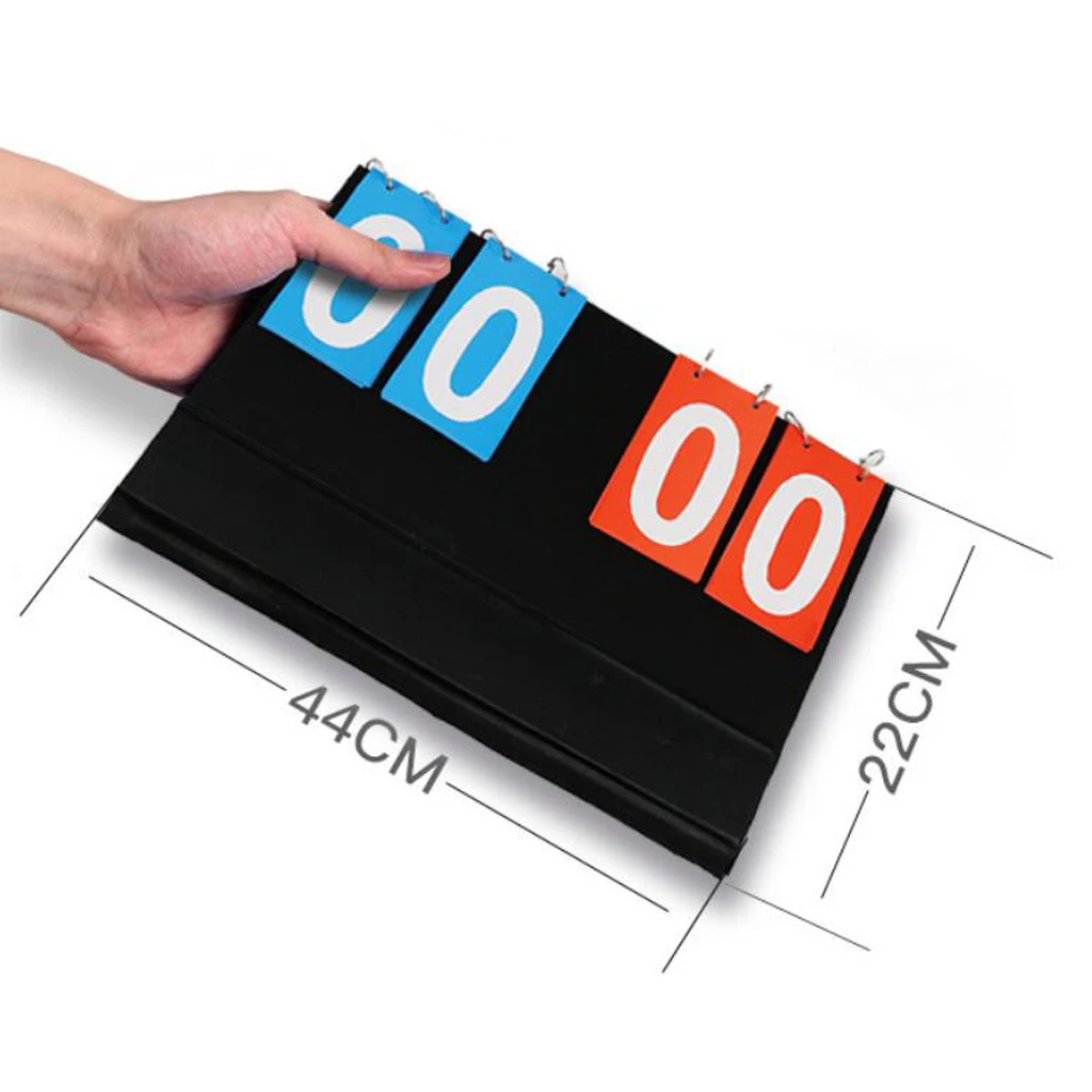 Sporting Goods Portable Table Top Scoreboard Indoor Outdoor Easy-Flip Basketball, Football
