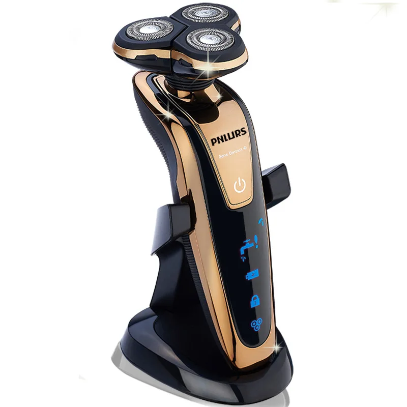 

Holland Genuine Original 4D Smart Men's Rechargeable Three Cutter Head Electric Shaver Fully Washable Beard Shaver